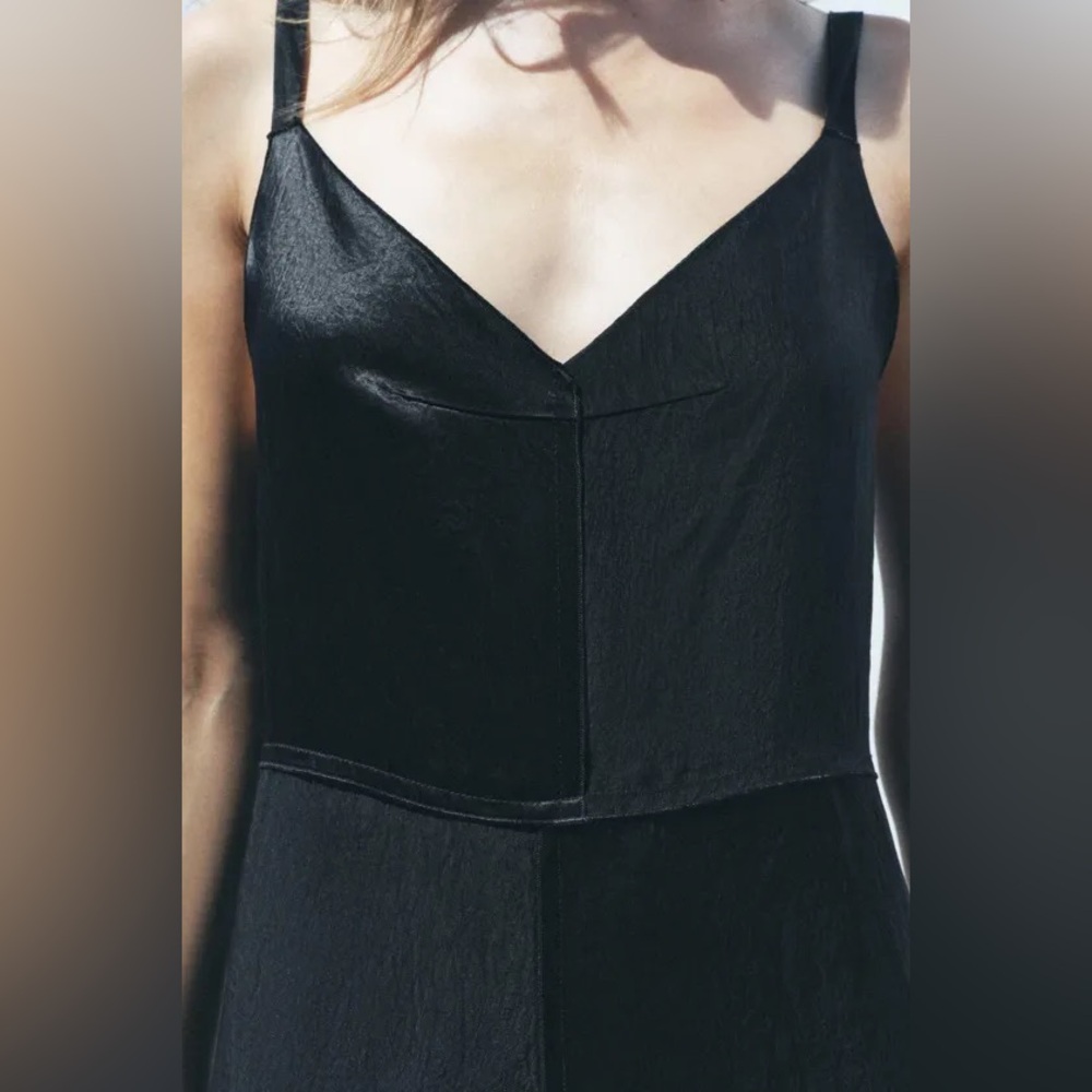 ZARA ~  Satin slip dress ZW COLLECTION - Picture 7 of 12